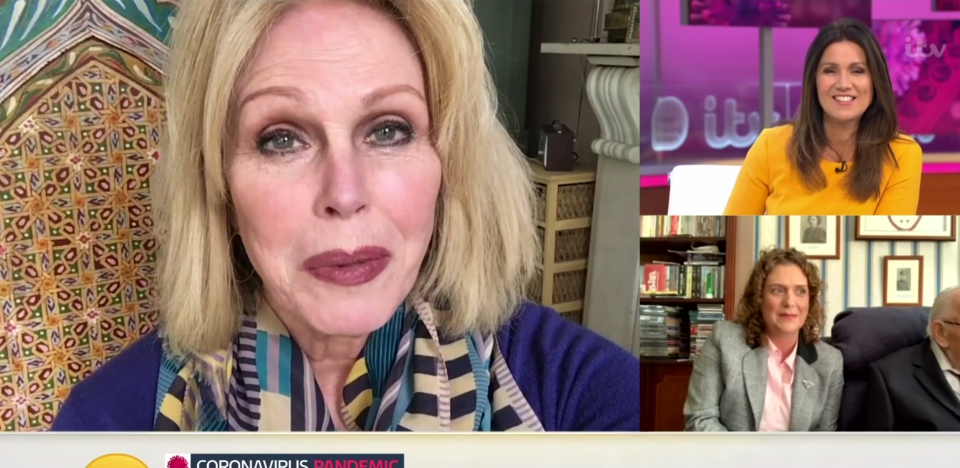  Joanna Lumley was moved to tears as she offered her praise