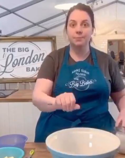 Head baker Nyssa  shared her simple three ingredient recipe to make crunchy biscuits at home