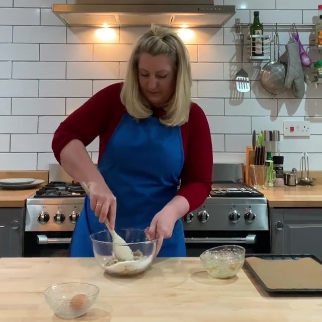 The only equipment you need is a bowl, spoon, baking tray and an oven