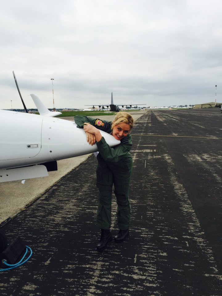  Carol has donated her plane to help the cause