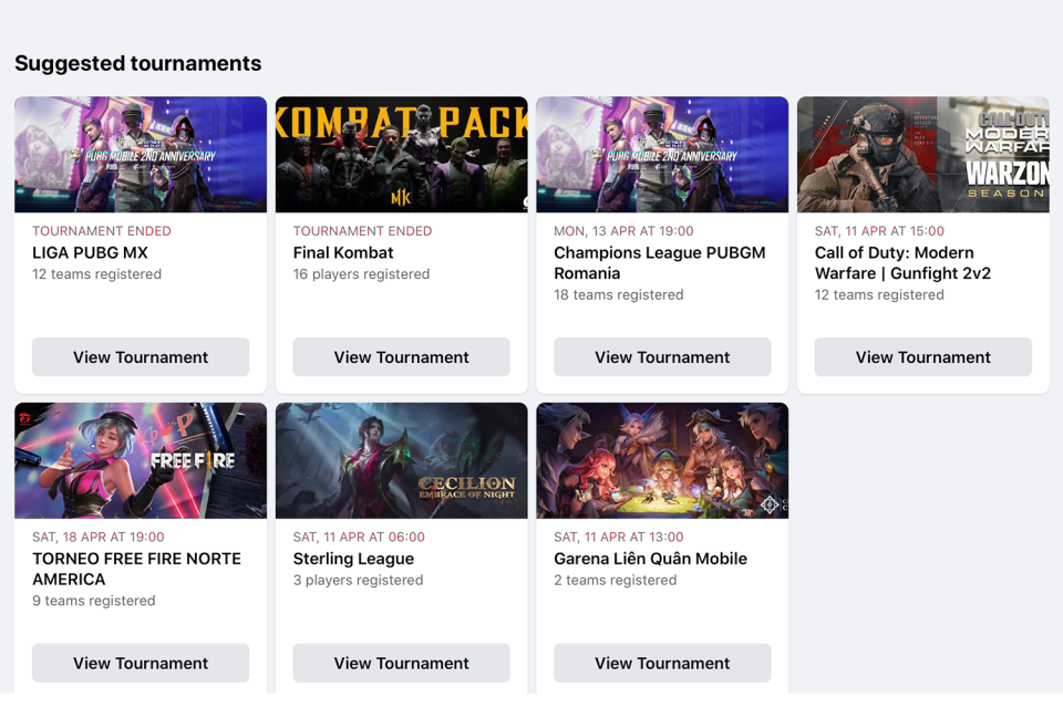  Facebook Gaming now lets you host tournaments