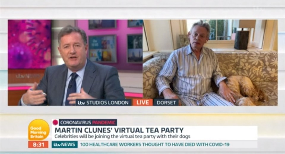  Piers Morgan asked the actor about his bold choice