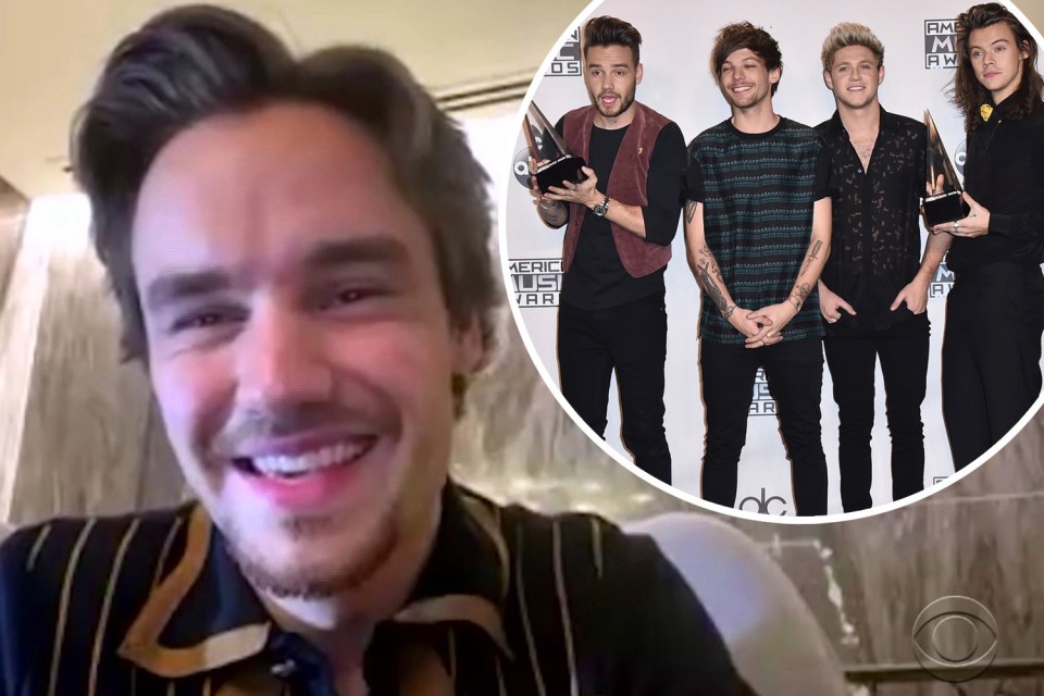  Liam Payne pictured during exclusive online interview and hinted of the possibility of a reuinion