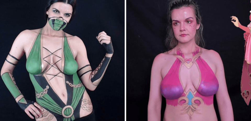  The rules state that bodypainting artists get a free pass