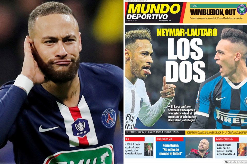  Neymar and Lautaro Martinez are still highly-coveted by Barcelona