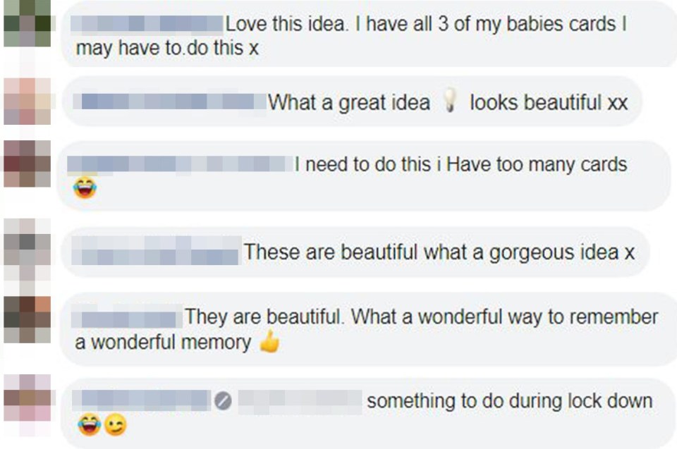 The mum's project has racked up more than 3,600 likes online