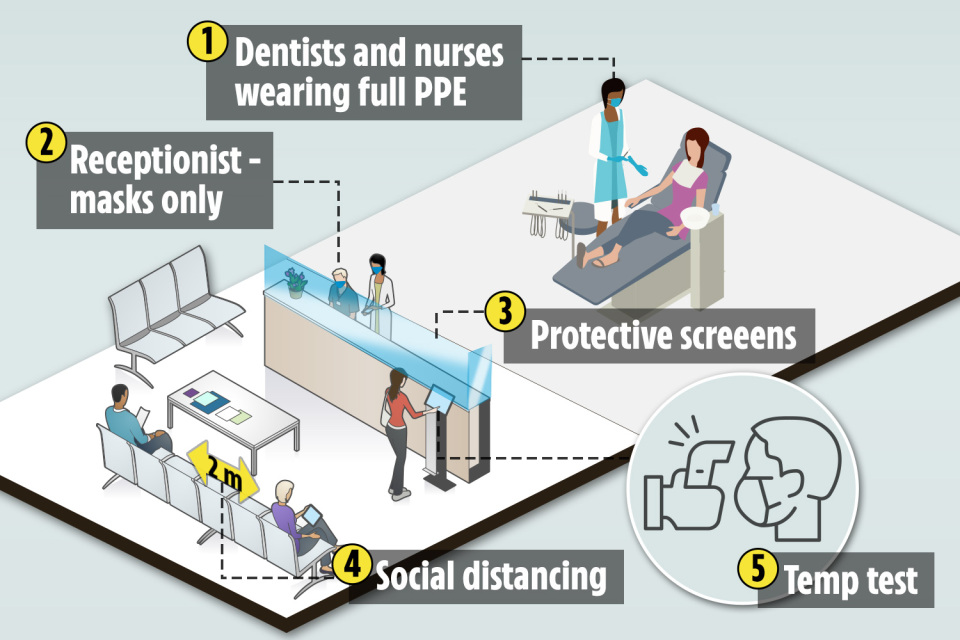 The above graphic shows what surgeries will now look like