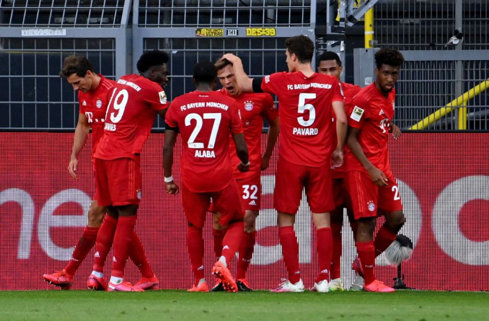  Bayern took a huge step towards their eighth Bundesliga title in a row after victory over Borussia Dortmund