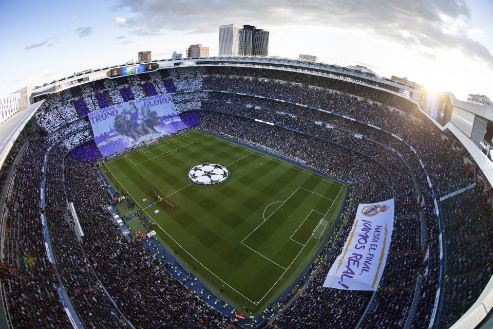 Santiago Bernabeu stadium