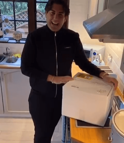  James Argent showed off his weight loss