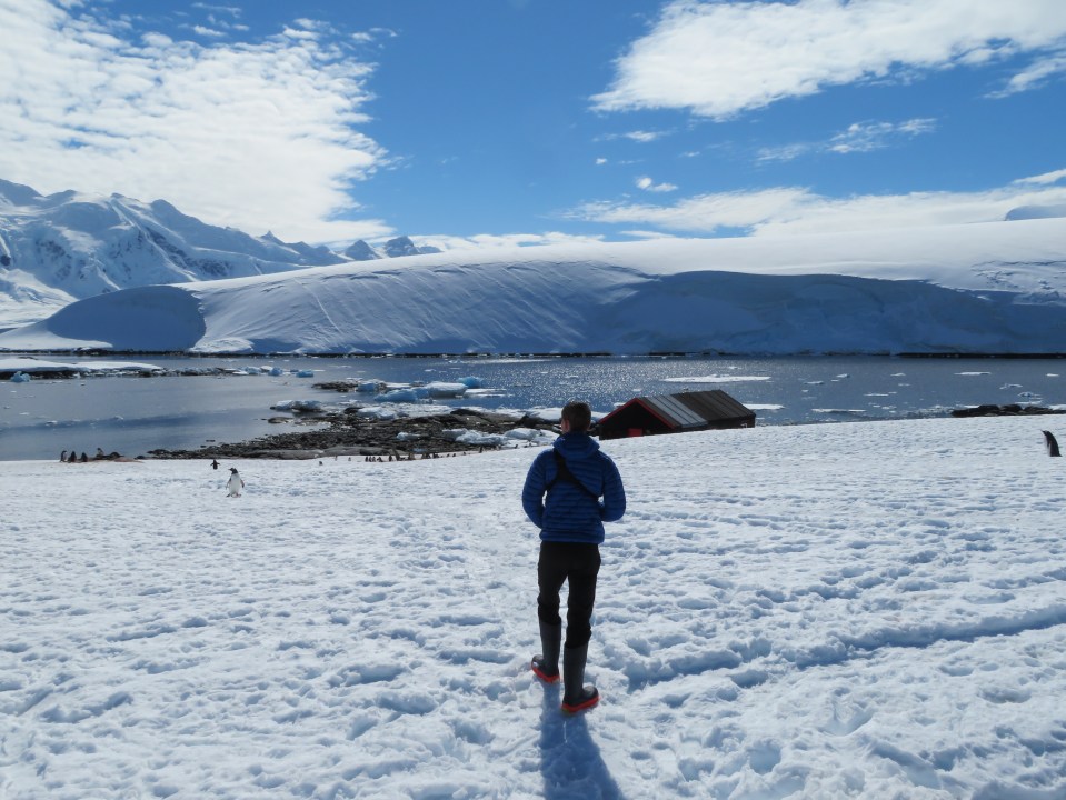 Lockroy worker Kit Adams on Goudier Island