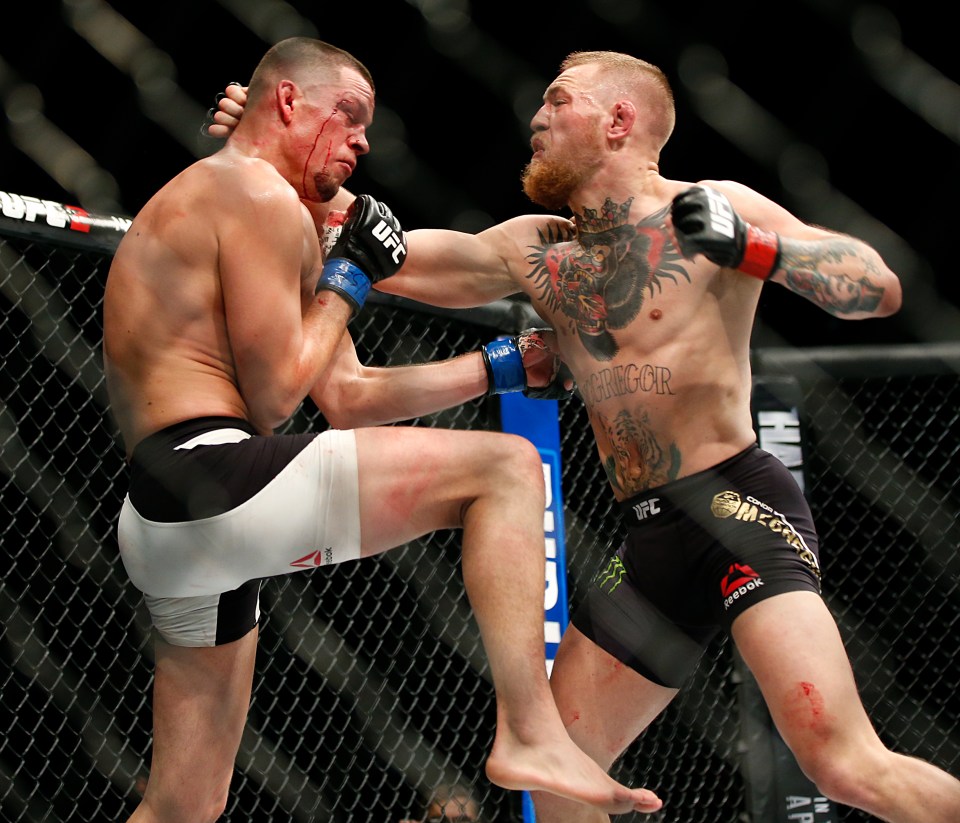  Nate Diaz and McGregor both have a win against each other