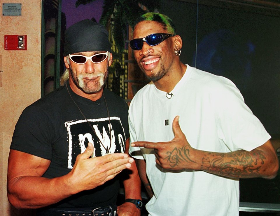  Rodman ditched practice to wrestle with Hulk Hogan