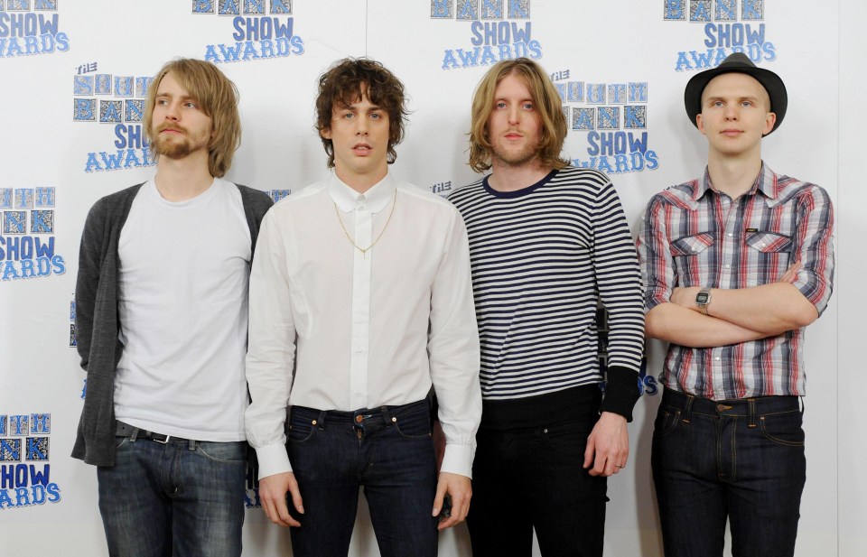  Carl Dalemo, Johnny Borrell, Andy Burrows and Bjorn Agren of Razorlight, January 2019