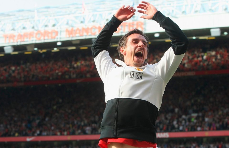  Old Trafford still looks largely the same as when Neville finished playing almost ten years ago