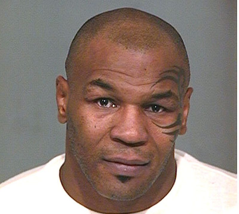 Iron Mike after his arrest on criminal damage charges in 2013