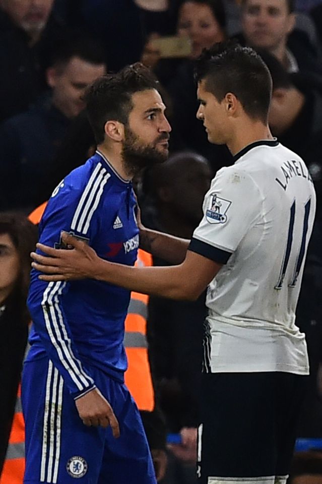  Cesc Fabregas played the full 90 minutes at Chelsea stopped Spurs in their tracks