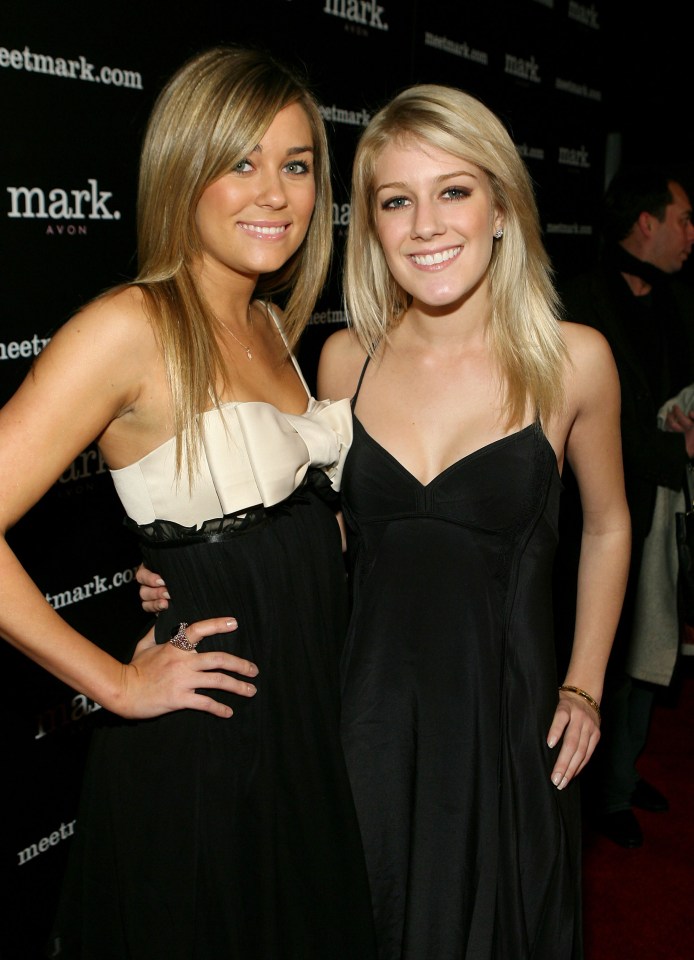 Heidi Montag, right, with Lauren Conrad, pictured pre-surgery in 2007