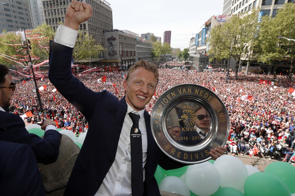  Kuyt returned to Feyenoord in 2015 for two years, winning the Eredivisie title in 2016/17