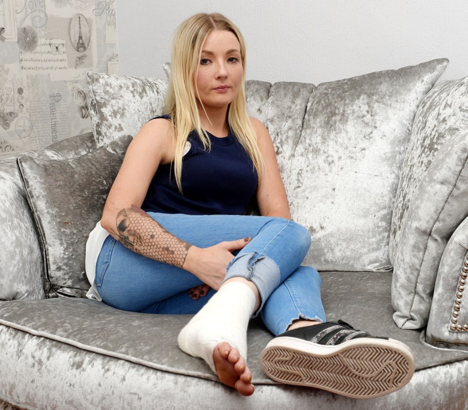 Jade Clough, 32, who was caught in the blast with nephew Jason, said ‘Why do the victims have to beg to get some money while he got all this help, that he didn’t want, for free’