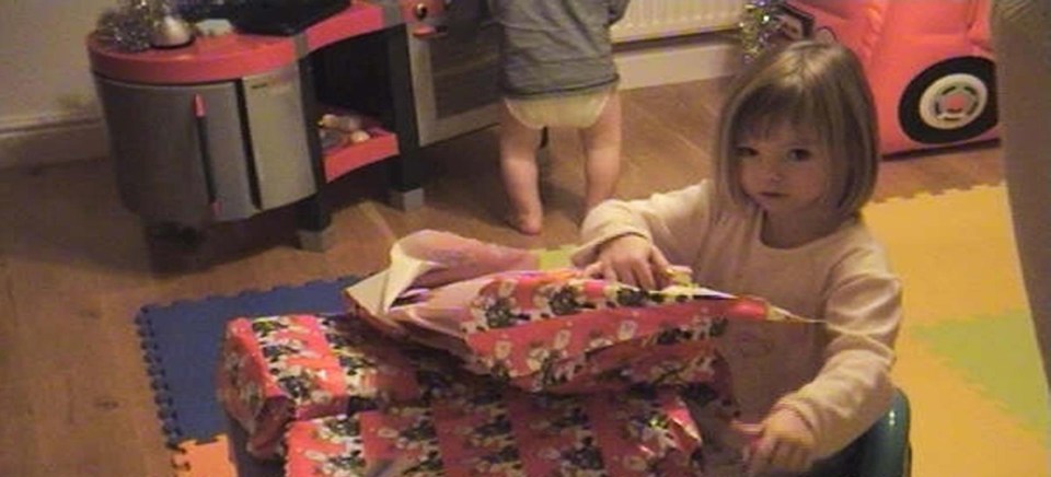  Maddie pictured on Christmas day before she went missing