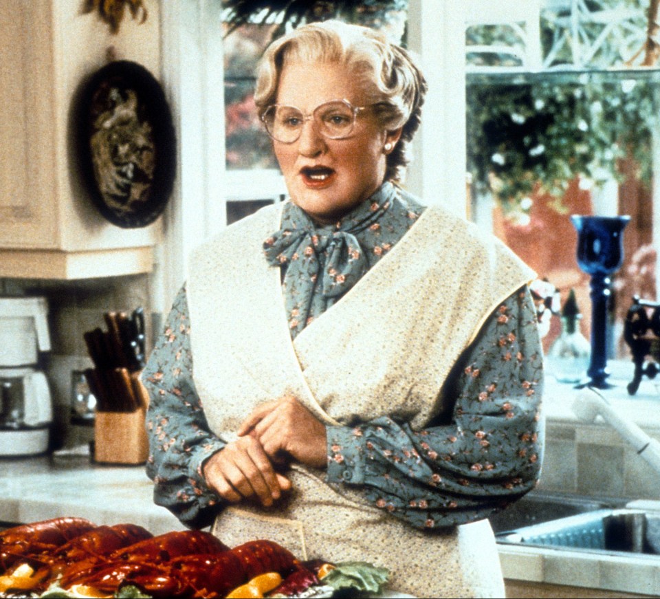 Late comic Robin Williams played Mrs. Doubtfire in the 1993 film