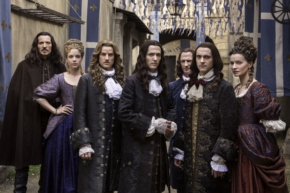  The series depicts the lavish life of debauched King Louis XIV, played by actor George Blagden