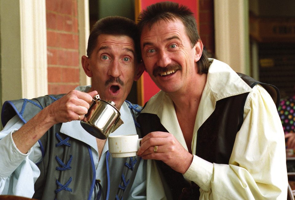  Paul Elliot with his late brother Barry as the famous Chuckle Brothers