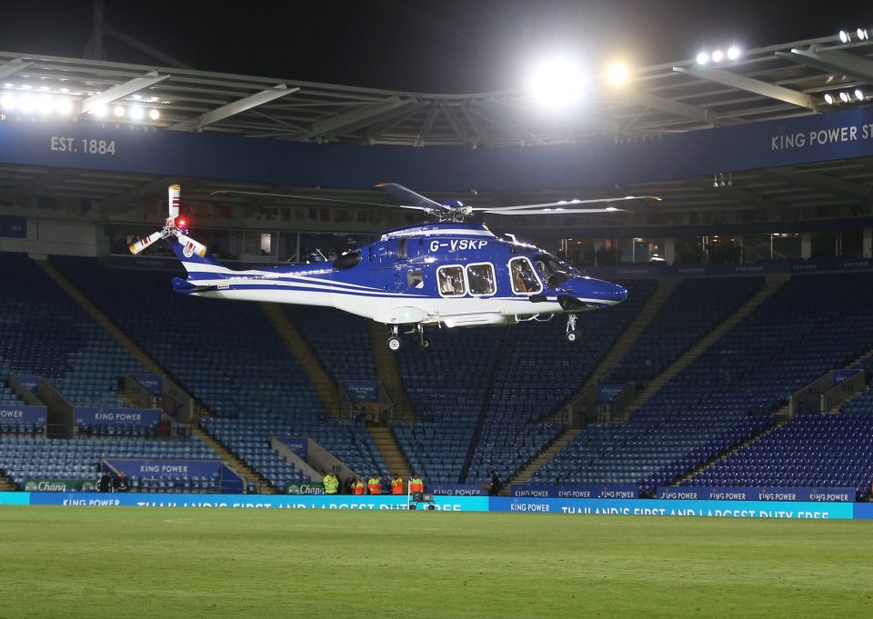  Vichai died in a ­chopper crash at Leicester in October 2018