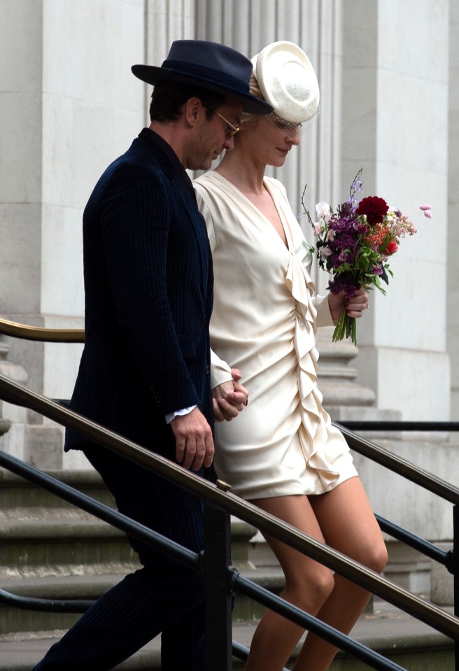  They married last year in London