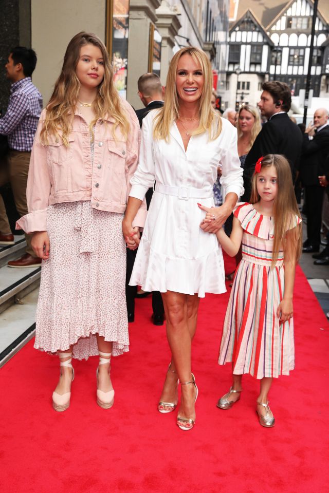  Amanda Holden's daughter Hollie, 8, claimed Simon and Lauren had split