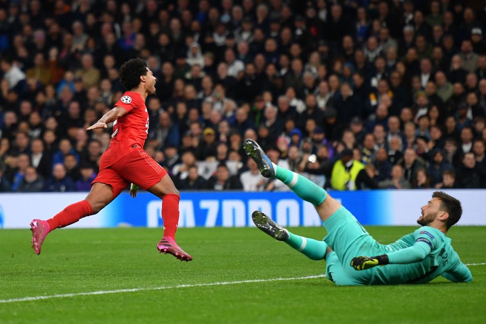  Gnabry demolished Tottenham back in September