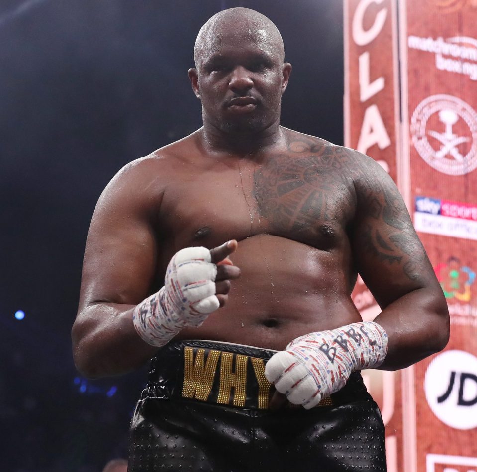  Dillian Whyte wants a crack at WBC champ Tyson Fury