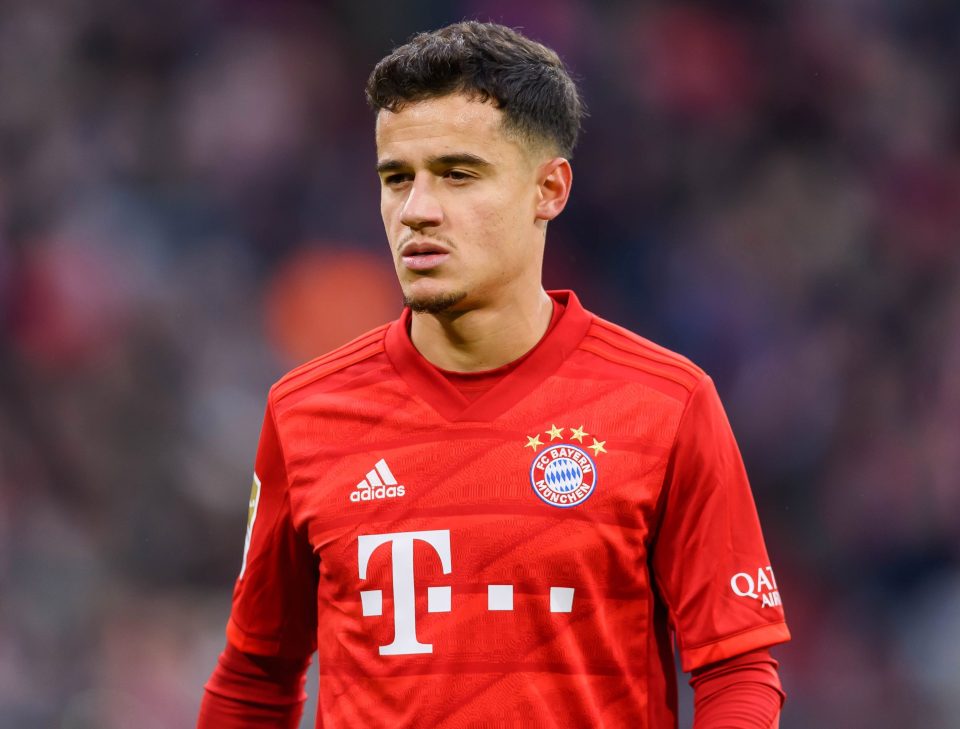  Bayern Munich boss Hansi Flick refused to be drawn into discussing Philippe Coutinho's future