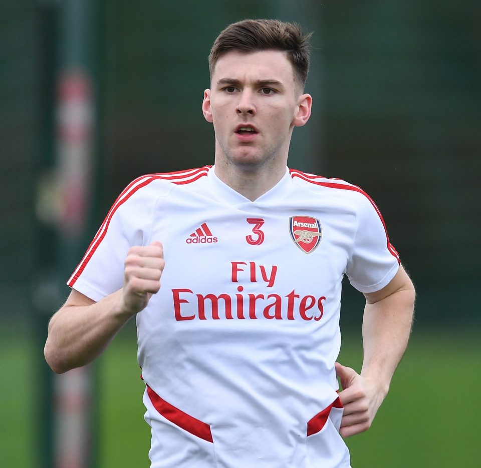  Kieran Tierney joined the Gunners last summer from Celtic