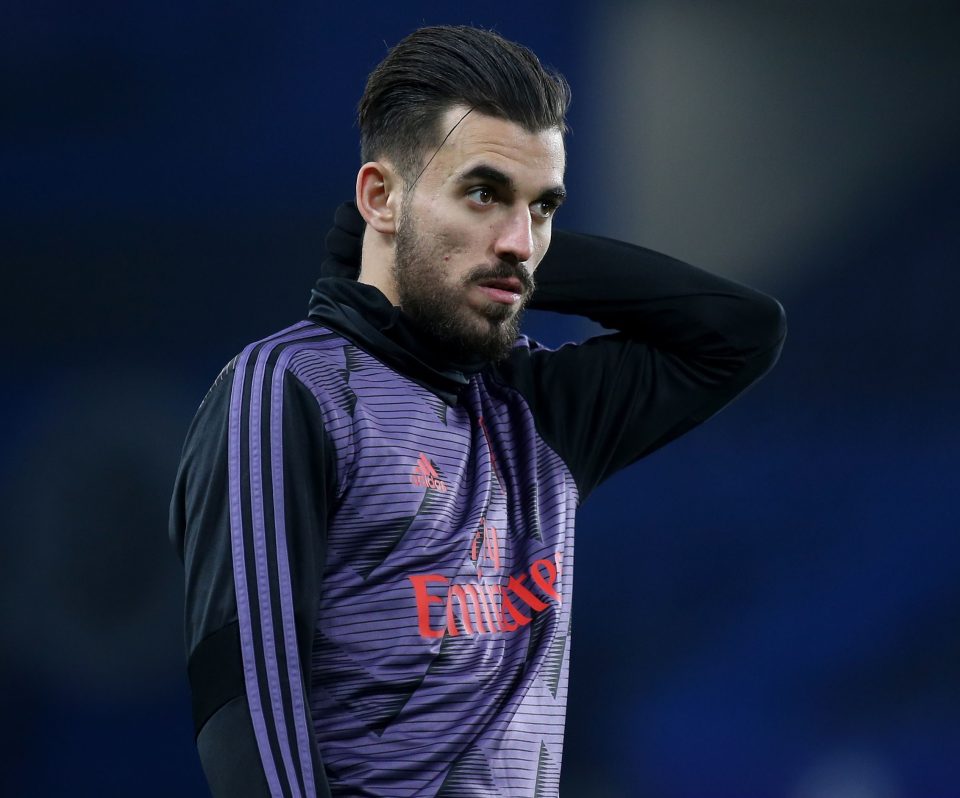  Dani Ceballos played down a transfer rumour linking him with Sevilla as fake news using a Donald Trump GIF