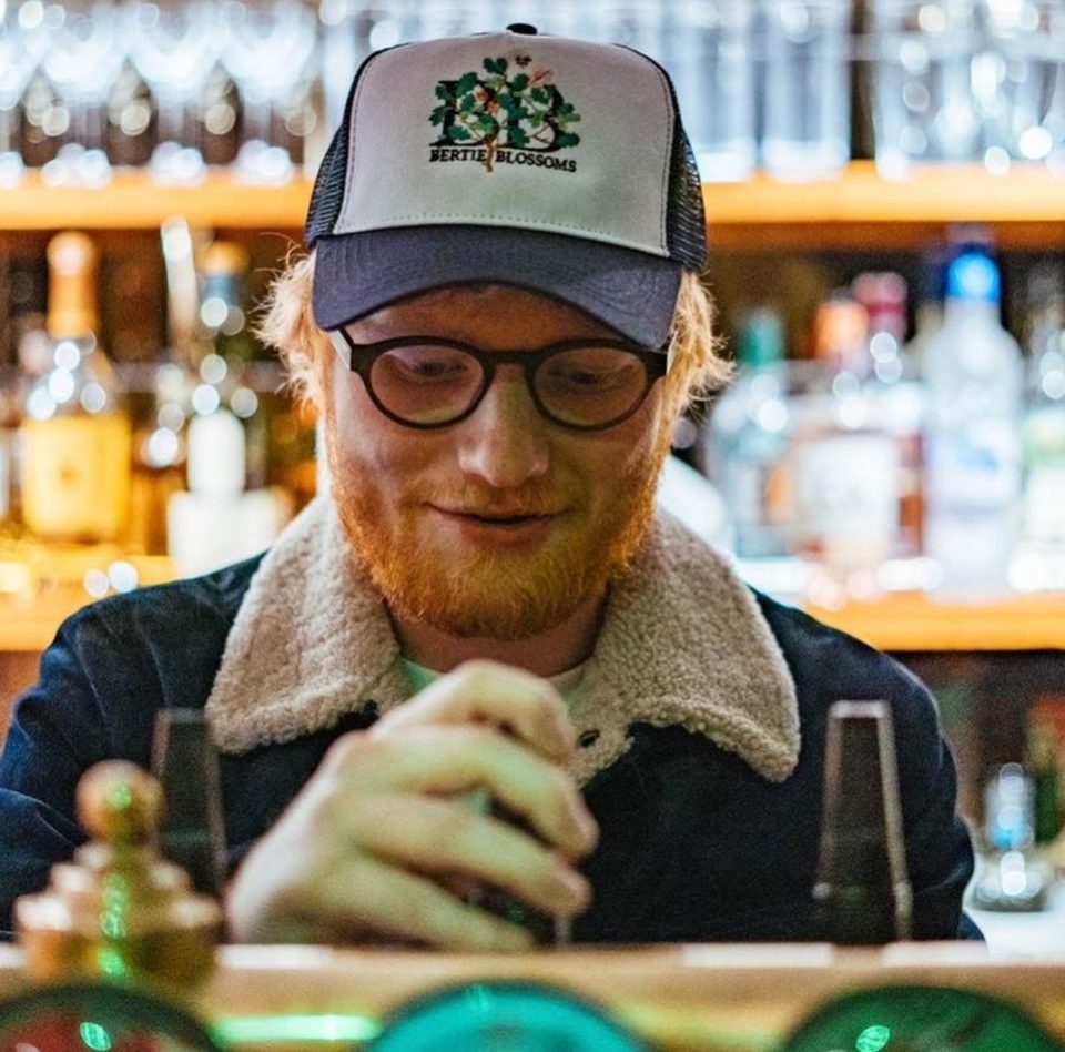  Ed Sheeran has been brewing his own beer while on lockdown