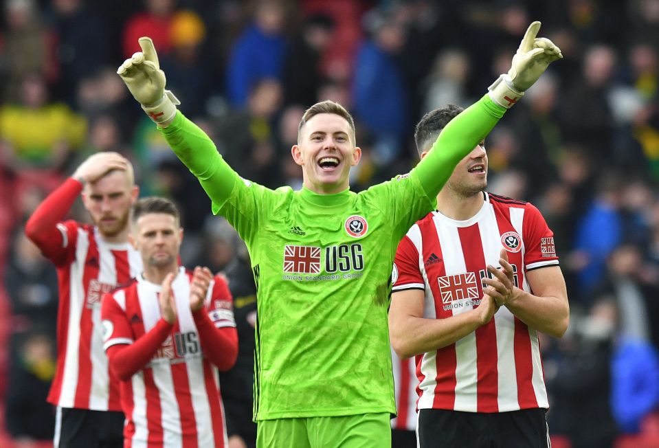  Dean Henderson is set to see out the season with Sheffield United