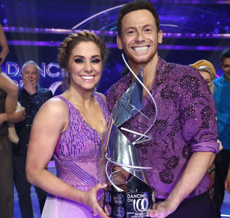 Celebs hoping to take part, like 2020 winner Joe Swash, here with his pro skating partner Alexandra Schauman, will meet the professionals in June