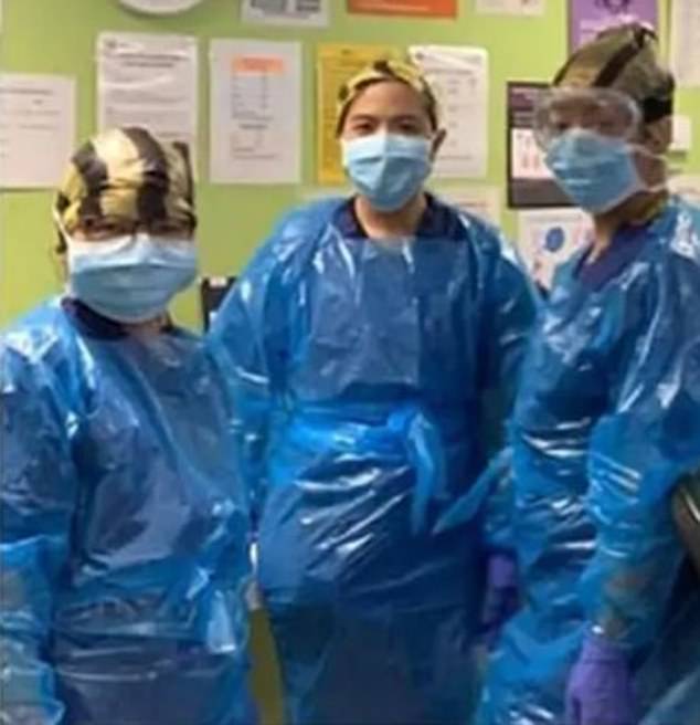  Nurses and doctors have resorted to wearing clinical waste bags and out-of-date masks due to PPE shortages as they continue to risk their lives