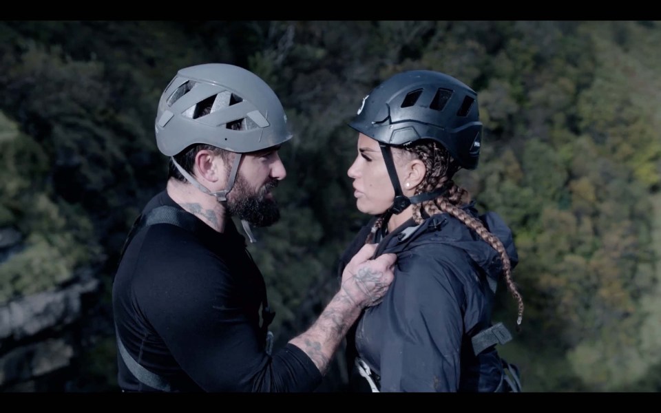  Chief instructor Ant Middleton with ex-recruit Katie Price