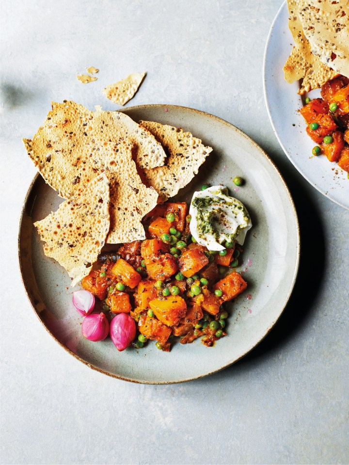  This butternut squash curry is a great vegetarian option