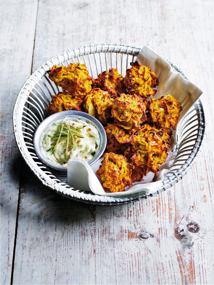  Try these lighter bhajis - a healthier alternative to the fried version