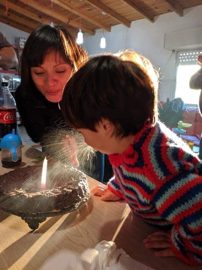 Let's be honest, that cake's going straight in the bin