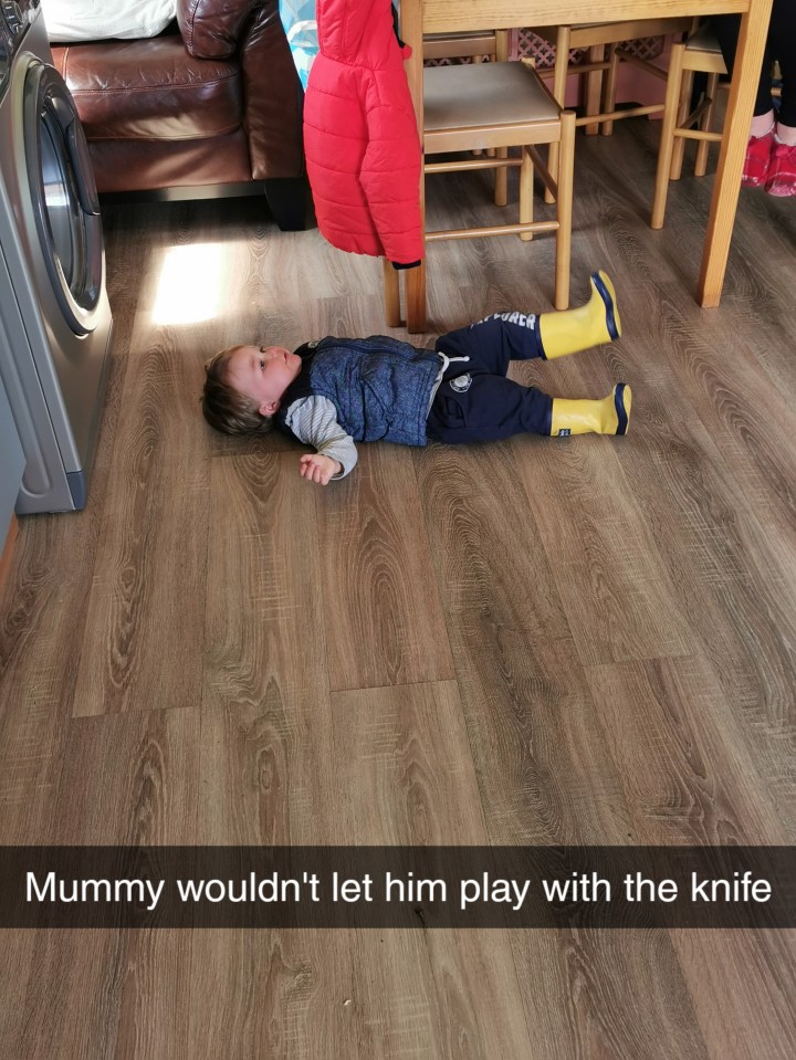  One of the reasons for his many meltdowns included not being able to play with a knife