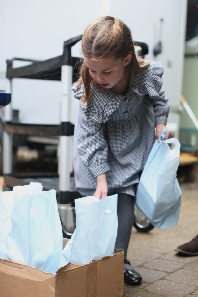  Princess Charlotte has been delivering homemade pasta to her local community during the lockdown