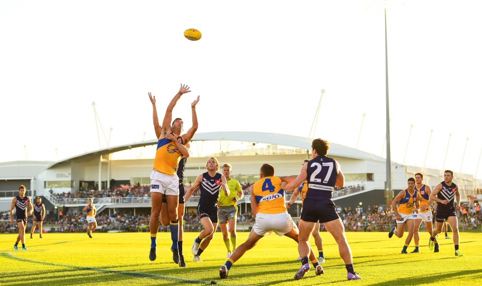  The HBF Arena holds all sorts of sports, including Aussie rules of course