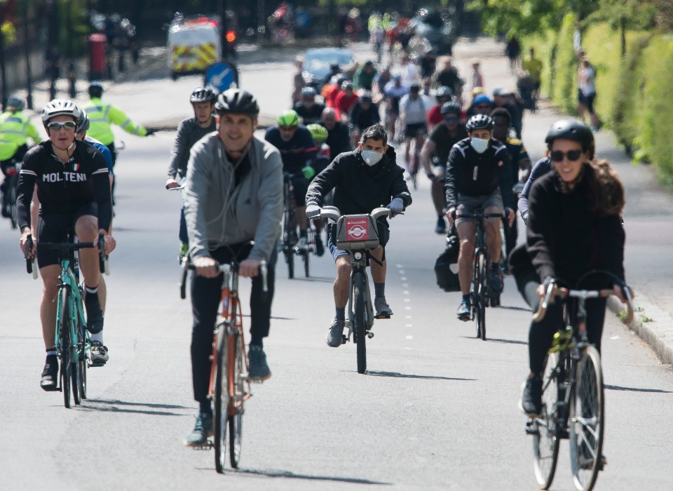  Cyclists are reportedly being targeted over concerns they don't respect social distancing rules