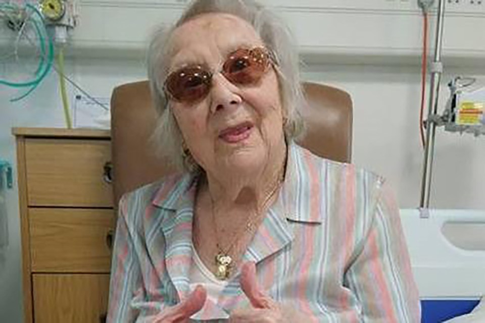  Rose Heeley, 100, has added coronavirus to the list of health issues she's beaten - including heart attacks and measles