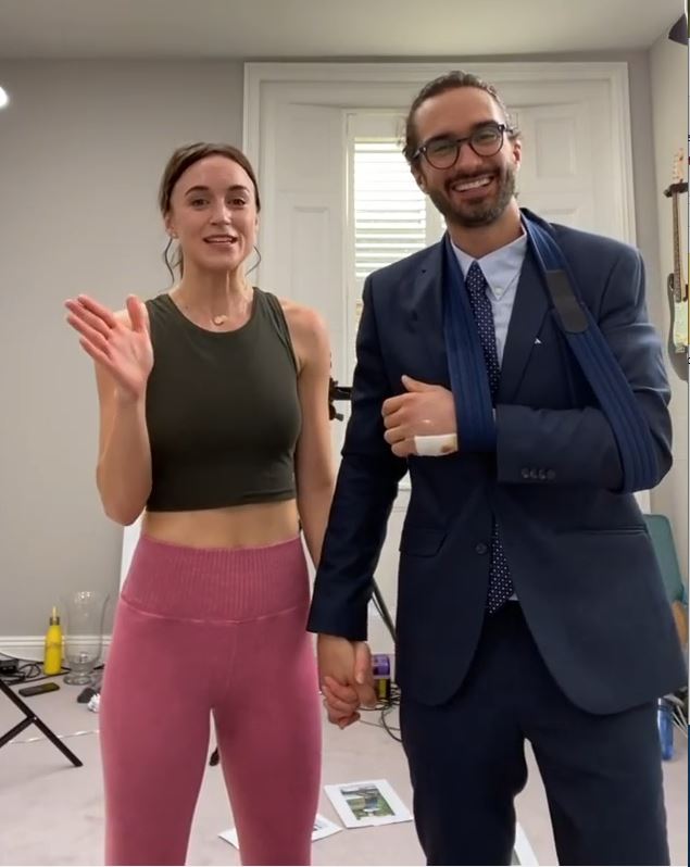  Rosie has been giving his YouTube PE lessons while Joe recovers from surgery on a broken hand